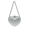 Handheld Small Bag - Heart-shaped Small Bag - Fashionable and Exquisite Chain Strap Cross-body Small Bag