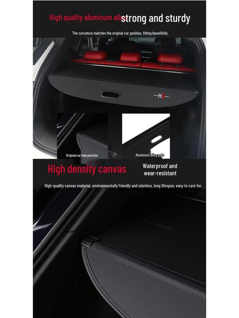 Kryt dělící stěny zavazadlového prostoru MG HS pro interiérovou dekoraci