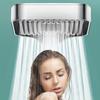 Square Button Shower Head: Super Pressurized Large Nozzle Rain Shower Handheld Showerhead Suitable for Household Water Heaters