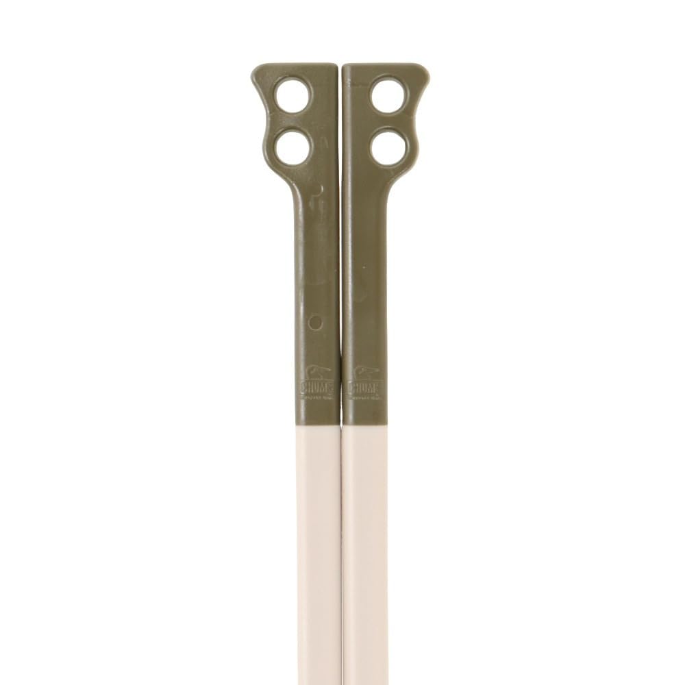 CHUMS Camper Cutlery Set Length 20cm Length 20cm Length 22cm 3-Piece Khaki/Grey CH62-1734-M095-00 Spoon Fork Chopsticks