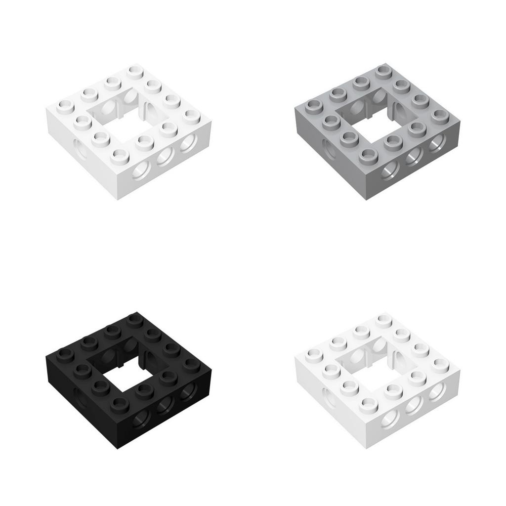 50g/12PCS 32324 MOC Parts High-Tech Brick 4 x 4 Open Center Compatible Bricks DIY Building Blocks Particle Kid Puzzle Toy