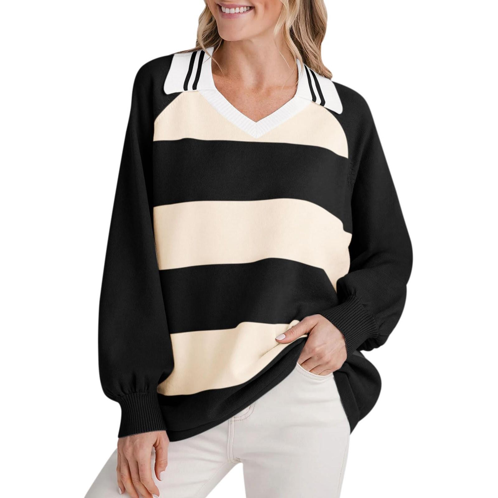 

Новая мода женская толстовка с V-образным вырезом, длинный рукав, воротник, топы, осенние наряды S розовый