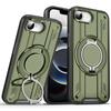 Phone Case for Phone 16E 360 Degree Rotation Kickstand TPU+PC Protective Shock Grade Shell Phone Case