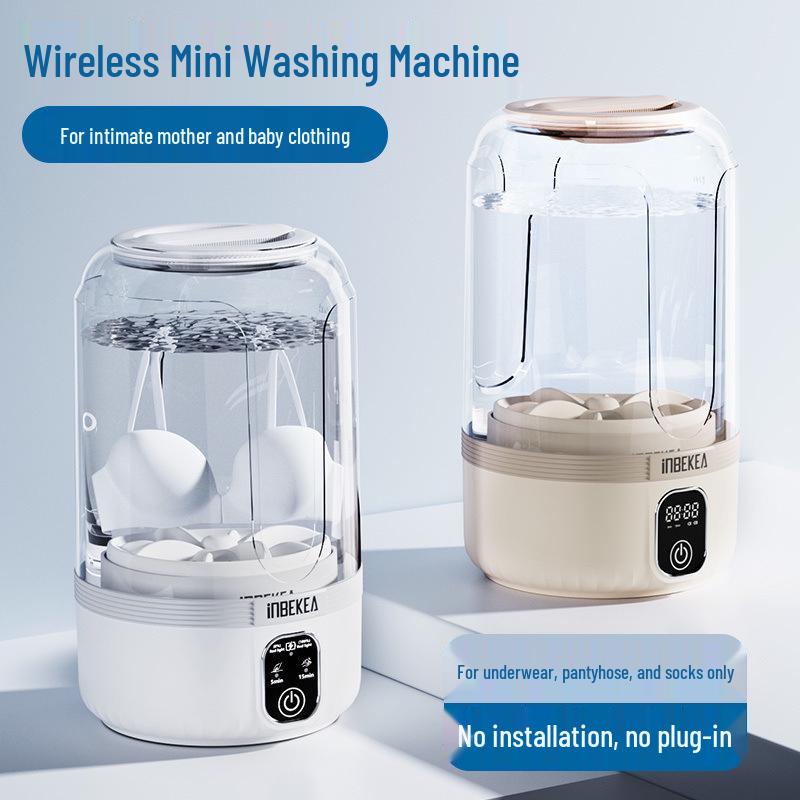 Portable Mini Wash Cup: Wireless, No-Installation Laundry Machine for Socks and Underwear