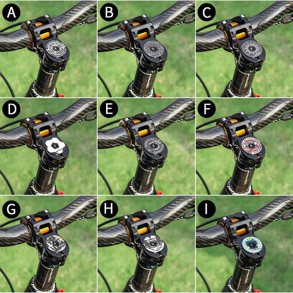 Road Bike Bowl Cover Bicycles Stem Top Cap for 28.6mm Fork Tube Headset Cap Cycling Accessories Road Bike Headset Cover