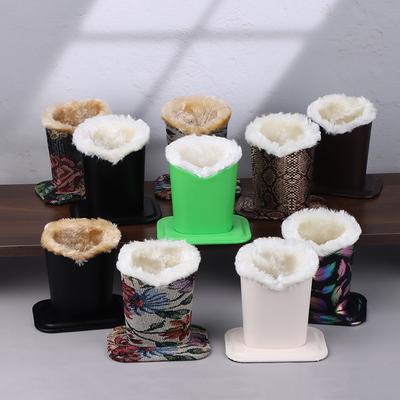 Pu Leather Eyeglass Holders Soft Plush Lining Sunglass Stands Fashion Glasses Organizer Storage Eyewear Container