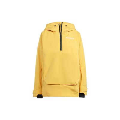Xperior 2L Lined Rain.Rdy Anorak Logo Outdoor Sports Windproof Waterproof Hooded 2L Ski Jacket Women Jackets Sun-Yellow IB1073