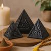 Incense Powder Pyramid Mould Set of 3 Black