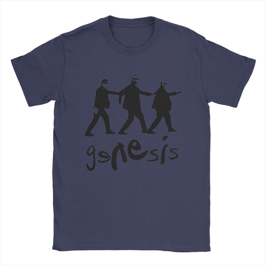 Men T-Shirt Genesis I Cant Dance Vintage Cotton Tee Shirt Short Sleeve T Shirt Round Neck Tops Summer