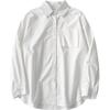 Women's Japanese Preppy Oversized White Shirt with Tie for Casual Summer Wear