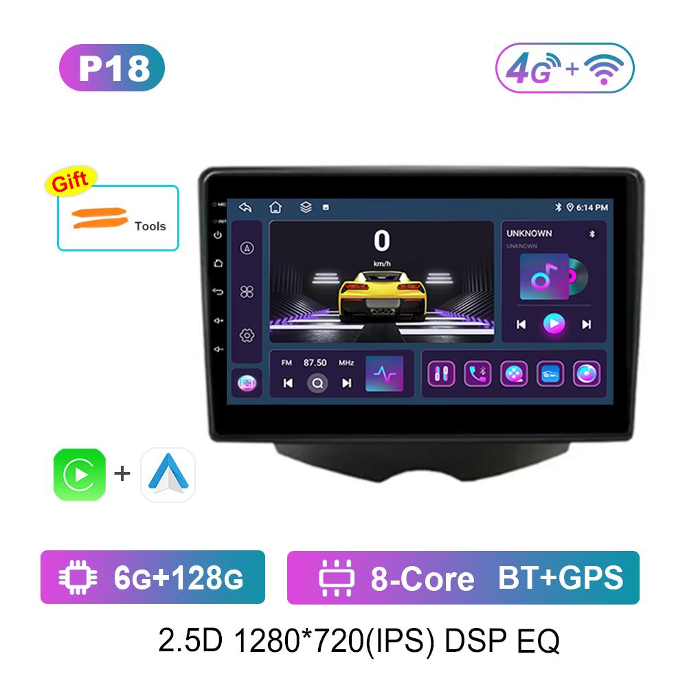 9 Inch Android OS 4G for Hyundai Veloster FS 2011 - 2017 WiFi Car Video Multimedia Player No 2 Din Navigation GPS Touch Screen