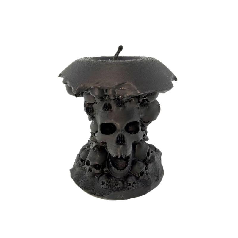 

New Creative Skull Apple Easter Home Living Room Bedroom Desktop Decoration Gift 3D Printed Crafts Ornament чорний