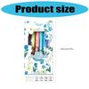 6 Pcs Retractable Gel Pen Floral Neutral Pen Black Ink Pressing Pen Quick-Drying Writing Pen Journaling Pen for Student