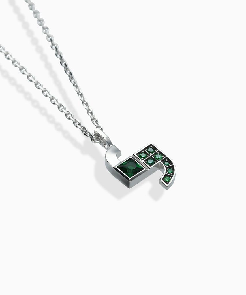 Valik [925 Silver] No.10 Signature Story Necklace [L] Ver.Green