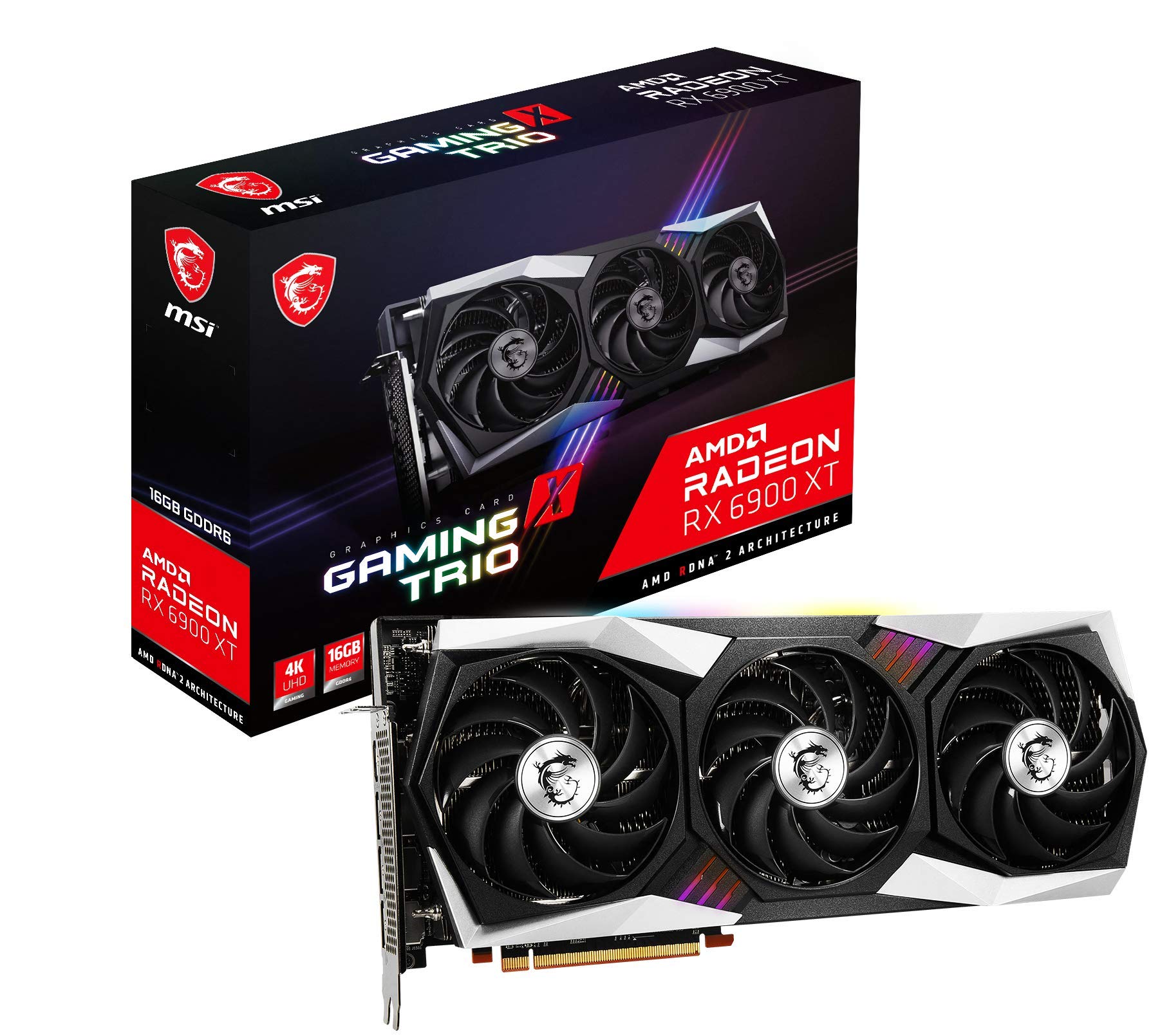 

MSI Radeon RX 6900 XT GAMING X TRIO 16G Graphics Board VD7547