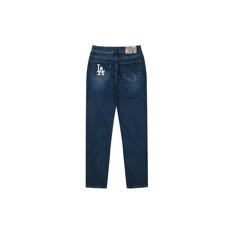 MLB Jeans Men s Blue Moderate Straight Fit Pants 31DPM1041-07U M