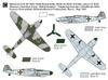 Mark I 1/144 Bf109G-10 „Späte Gustav“ (2 Kits) Plastikmodellbausatz MKM 144072N (Flugzeug)