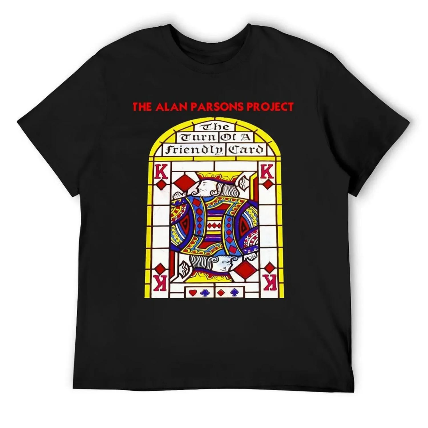

The Alan Parsons Project Progressive rock Legend T-Shirt anime summer tops customizeds Men s t-shirts XXXXXL чорний