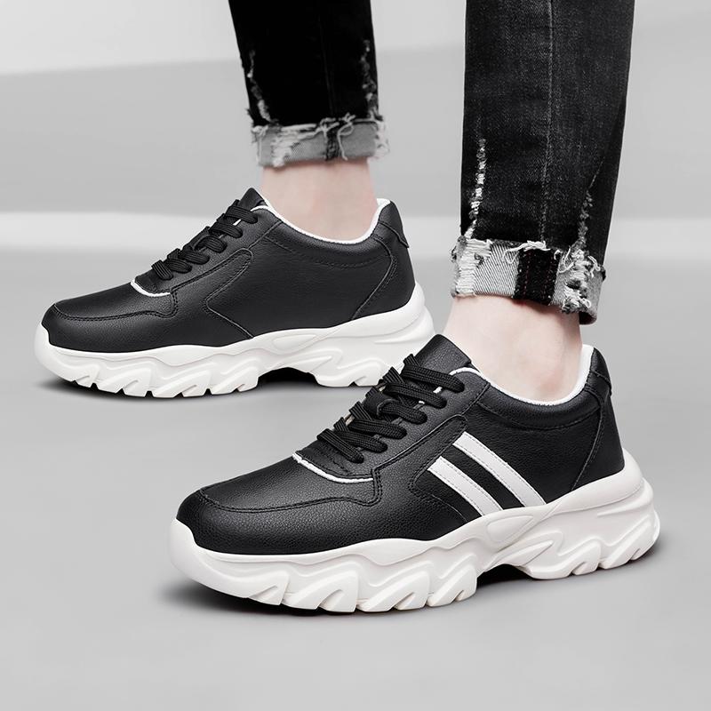 Fashion Vintage Style Soft Walking Shoes Handmade Treking Footwear Genuine Leather Male Shoes New Arrival Non-Slip Men's Casual Shoes