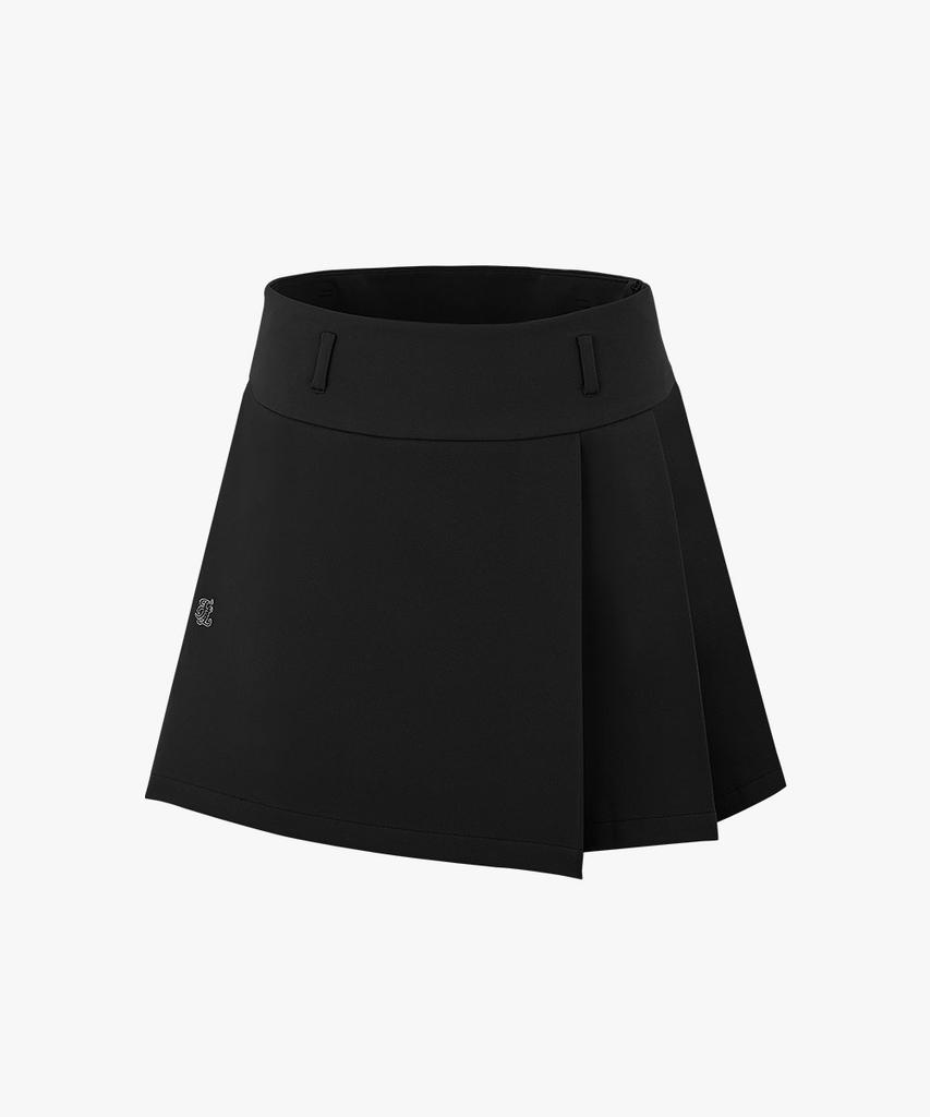 FAIRLIAR GOLF Back Pleated Skirt (Black)