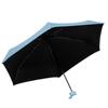 Compact Five-Fold Mini Umbrella: Portable Sun & Rain Shade with UV Protection
