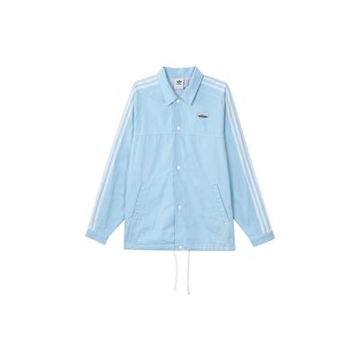 Originals – Trainingsjacke mit Trefoil-Streifenkragen, Blau, Herrenjacken, HC9497