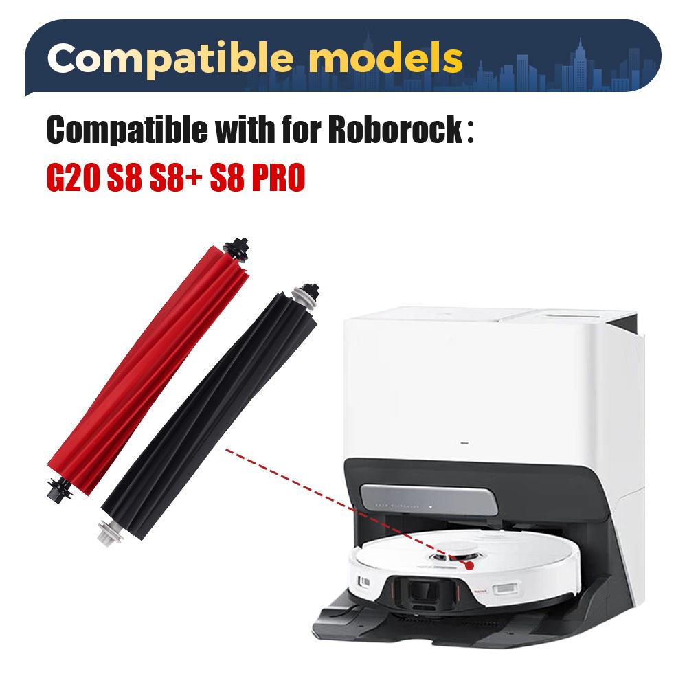 Spare Parts Kit For Roborock S8 S8 Pro Ultra S8+ Vacuum Cleaner HEPA Filter Main Roller Brush Side Brush Mop Cloths Replacement