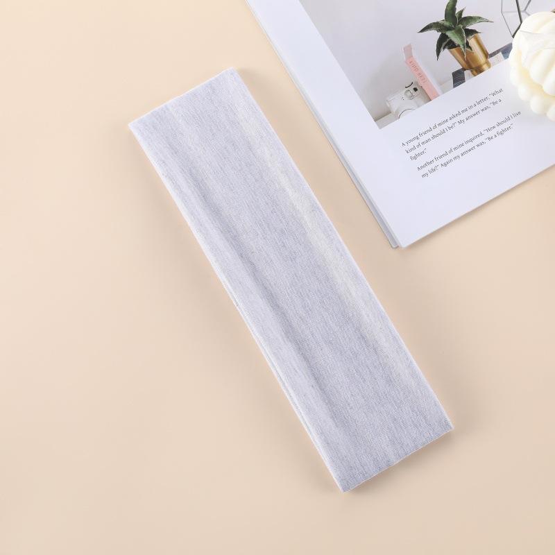 7cm Wide Headband for Women & Men, Solid Color Sports Sweatband