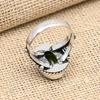 Peridot Gemstone ručne vyrábaný 925 masívny strieborný prsteň na svadobný dar