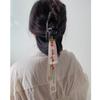 Korean traditional Spring Flower Gold Foil Danggi Hair Claw Clip, Detachable