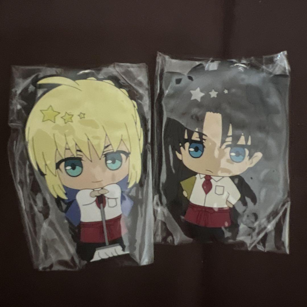 

[USED] Fate/stay Night Hong Kong Limited Edition Youme Cafe Rubber Keychain Saber Rin