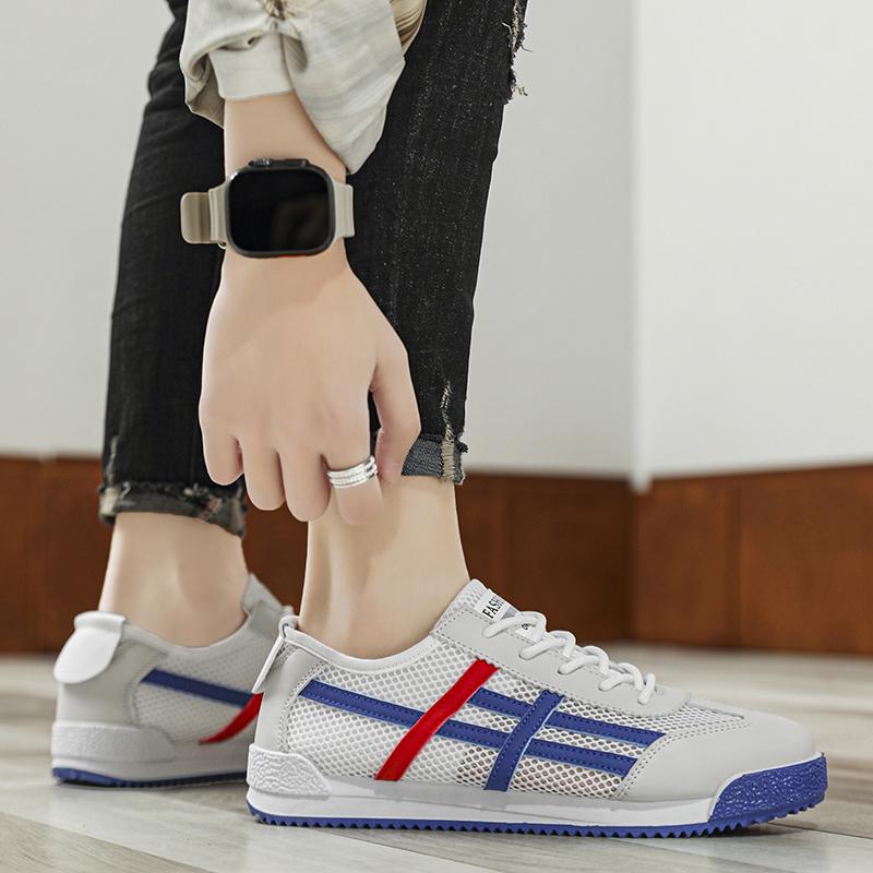 Women Summer Skateboard Shoes Breathable Men Running Sneakers Casual Kids White Sport Shoes Plus Size