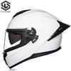 DOT Full Helmet Double Mirror Helmet Men's Four-season Universal Hard Hat Female Knight Locomotive Double Lens