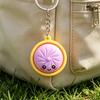 3Pcs Mini Dumpling Keychain Pendant Soft Food Charm Cartoon Snack Accessories for Bags Car