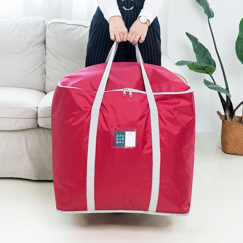 

Стеганая сумка для хранения из ткани Оксфорд: Пыленепроницаемый, влагостойкий и сверхплотный для одежды и переездов Small 50L