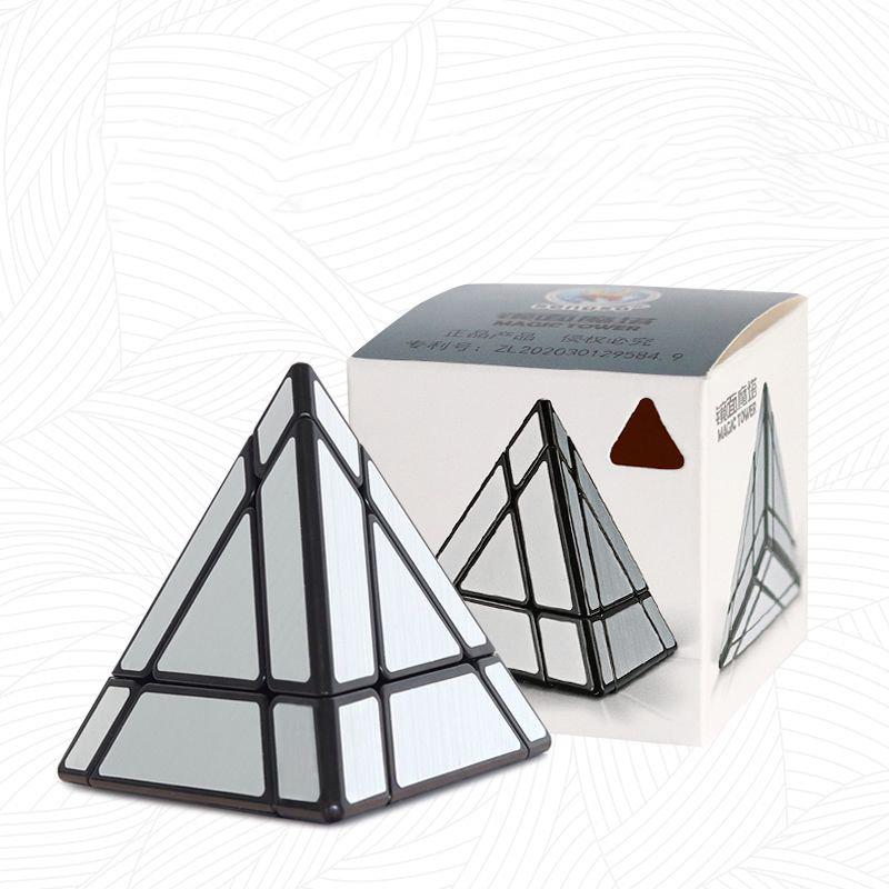 SENGSO Magic Tower 2x2 3x3 Pyraminx Special Cube&Keychain cube&Mirror Sticker/Stickerless Speed Cube Triangle Cube Brain Teasers
