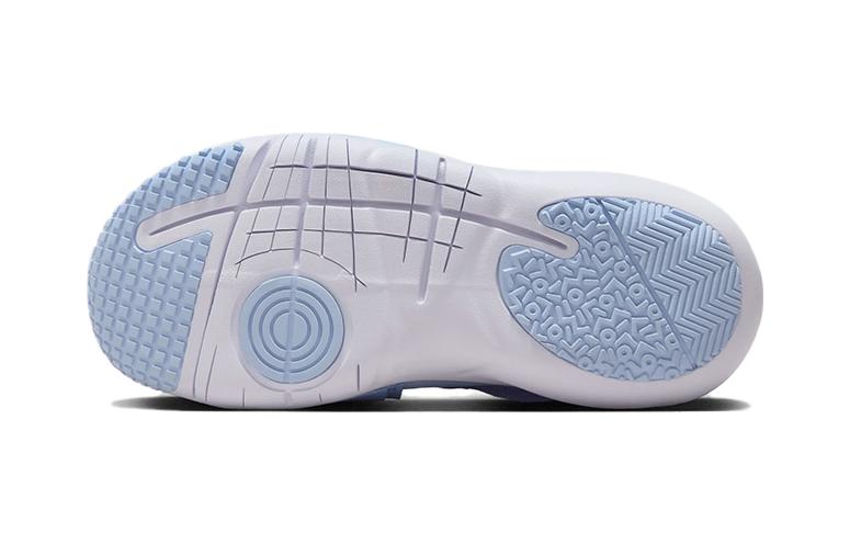 Nike Flex Advance Abrasion Resistant Low top Kids' Running Shoes Blue White Children Aged 3 7 Years Old CZ0186-404