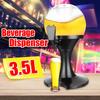Beer Dispenser Machine Drinking Vessels Transparent Layer Design Gas Station Bar Ice Core Beer Kitchen Drink Wine 22X50CM