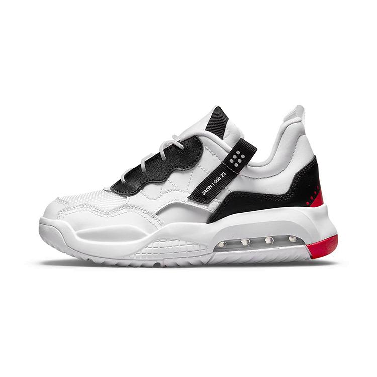 New Jordan MA2 Anti Slip Wear Resistant Low Top Kids' Running Shoes Black White Children Aged 3 7 Years Old CW6595-106