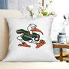 Amazing Miami Design Bedroom Office Hug Pillowcase University Of Miami Cames Florida Miami College Umiami Go Canes The U 305