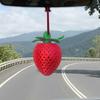 Strawberry Car Air Freshener Cute Hanging Diffuser with Cologne Scent Adjustable Vent Clip for Car Closet
