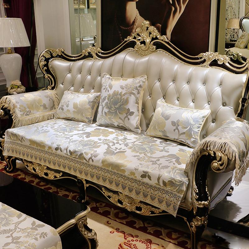 European Non-slip Sofa Covers High Quality Four Seasons Universal Couch Cushion Luxury Home Living Room Decoration Sofa Towel