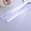 5Pcs Transparent Display Hanger Connector Strips Display Stable For Clothes Rack