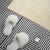Self-Adhesive Vinyl Printed Panel 100x50 cm Concentric lines in squares