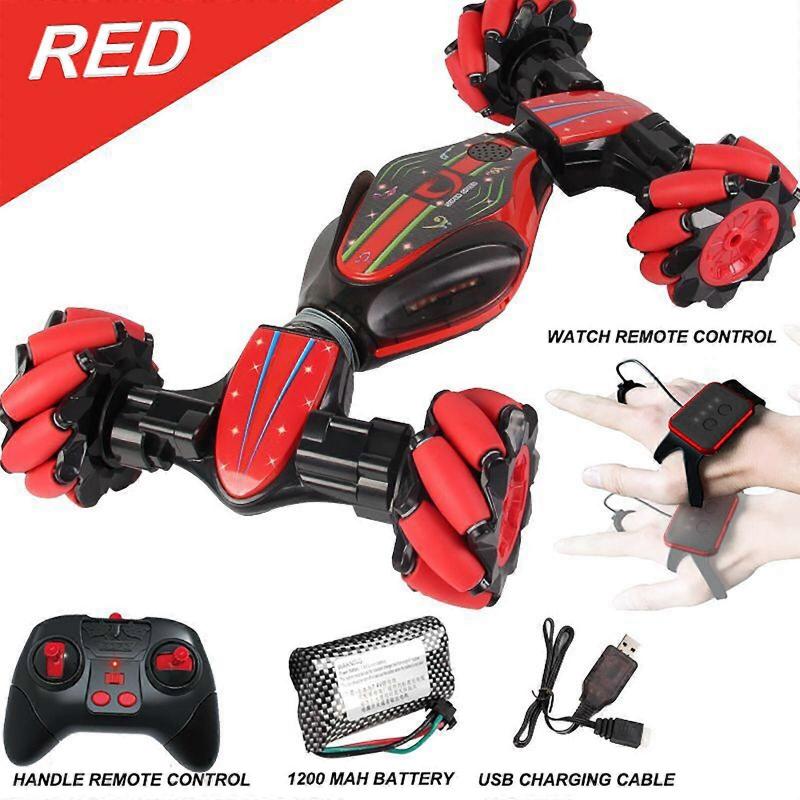 Xmas Stunt RC Car Gesture Sensing Twisting VehicleDrift Car Driving Toy GiftsToy Playsets