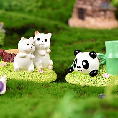 Zvieracia figúrka Dekoratívny králik miniatúrny rozkošný živičný mikrokrajinka bytový dekor
