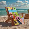 Ultra-Soft Beach Towel with Ms. Rachel Theme,Ideal for Pool - Camping, Diving - Perfect Travel Essential, Vibrant Beach Towel.