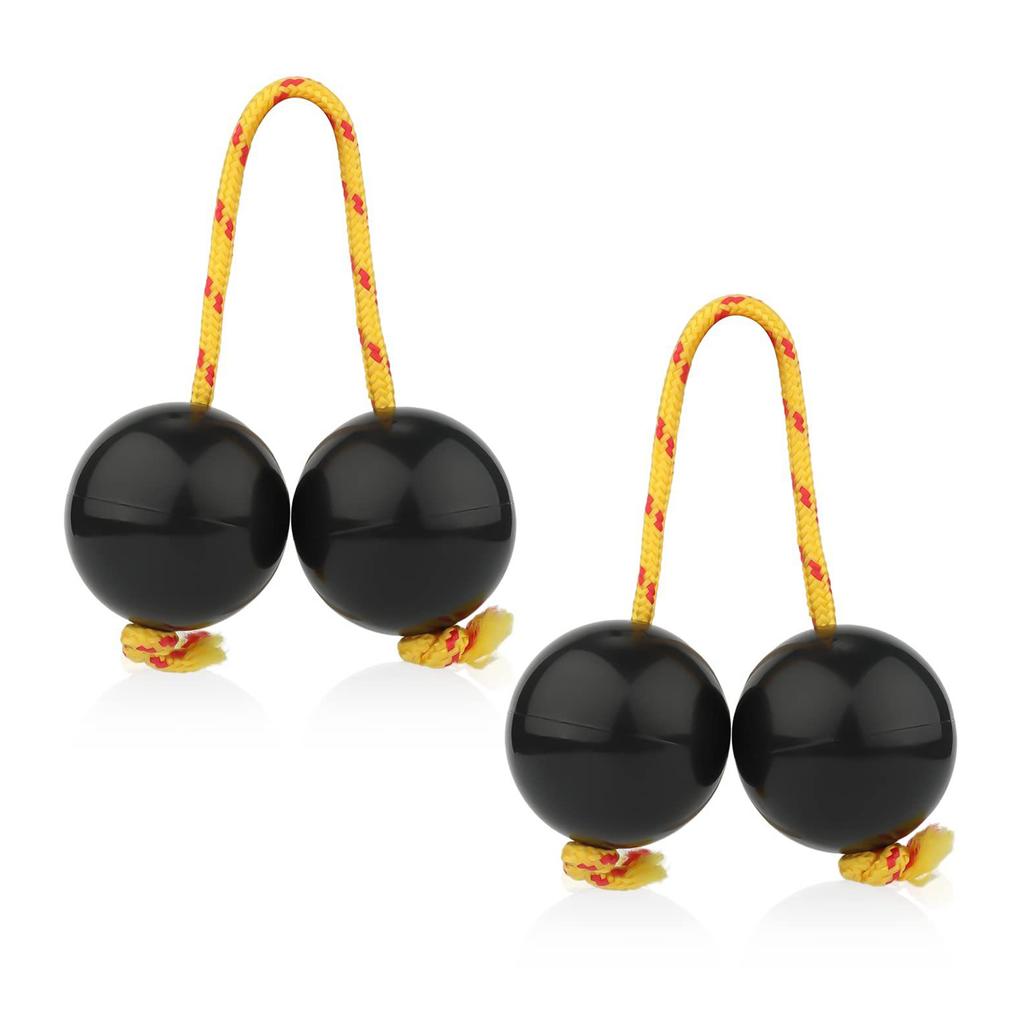 2 Pair Rhythmic Balls,Portable Kashaka Rhythmic Shaker,Comfortable To Hold Musical Fingertip Ball For Music Lovers