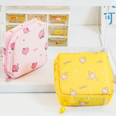 Case Coin Clip Makeup Organizer Tamper-Proof Storage Bag Sanitary Mat Bag Change Purse Sanitary Bag