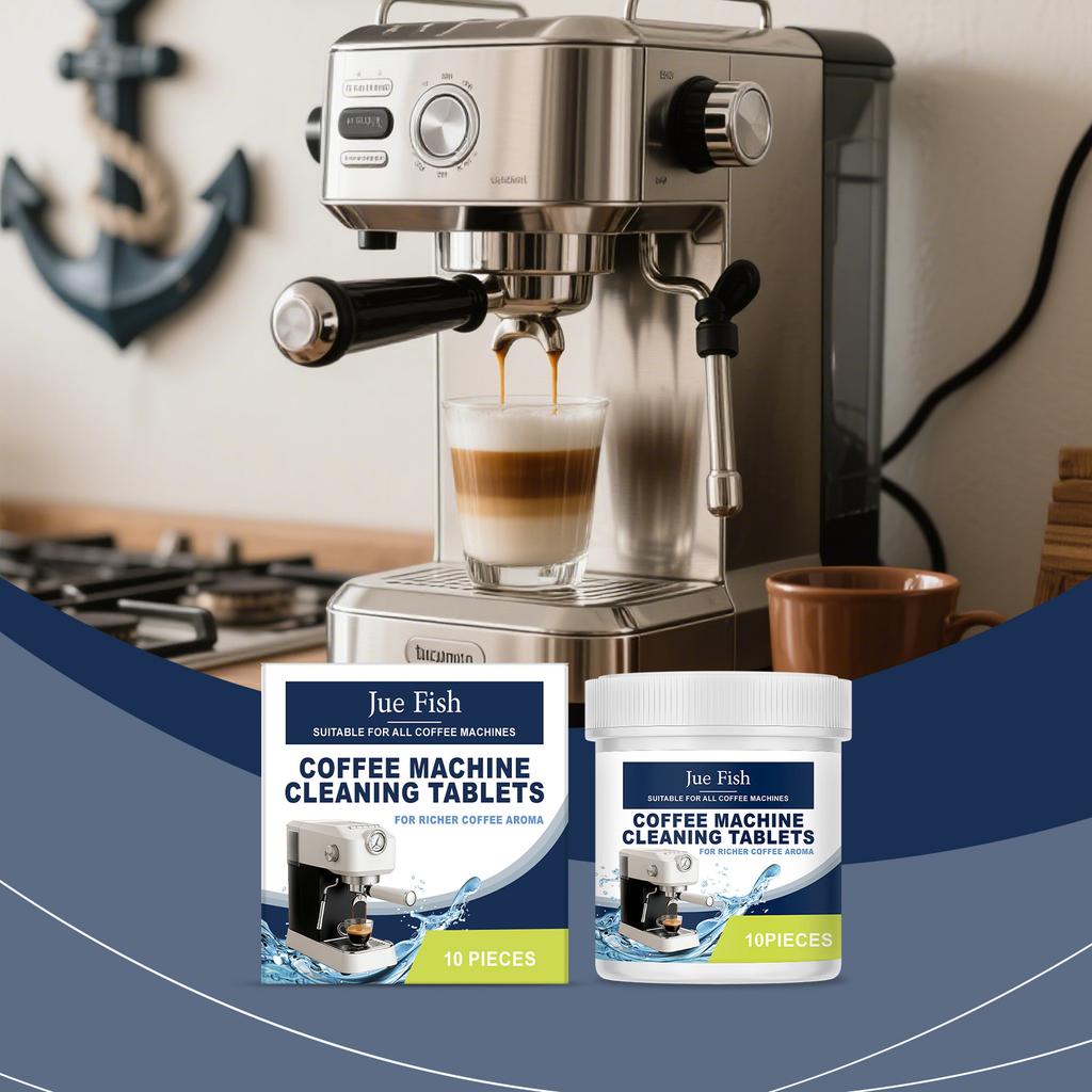 Coffee Machine Effervescent Tablets Powerful Descaling Stains Agent emoves Mineral Buildup All-Purpose Household Cleaner